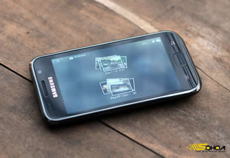 Galaxy S hàng chính hãng sẽ được bán đầu tháng 8 tới. Ảnh: Quốc Huy.